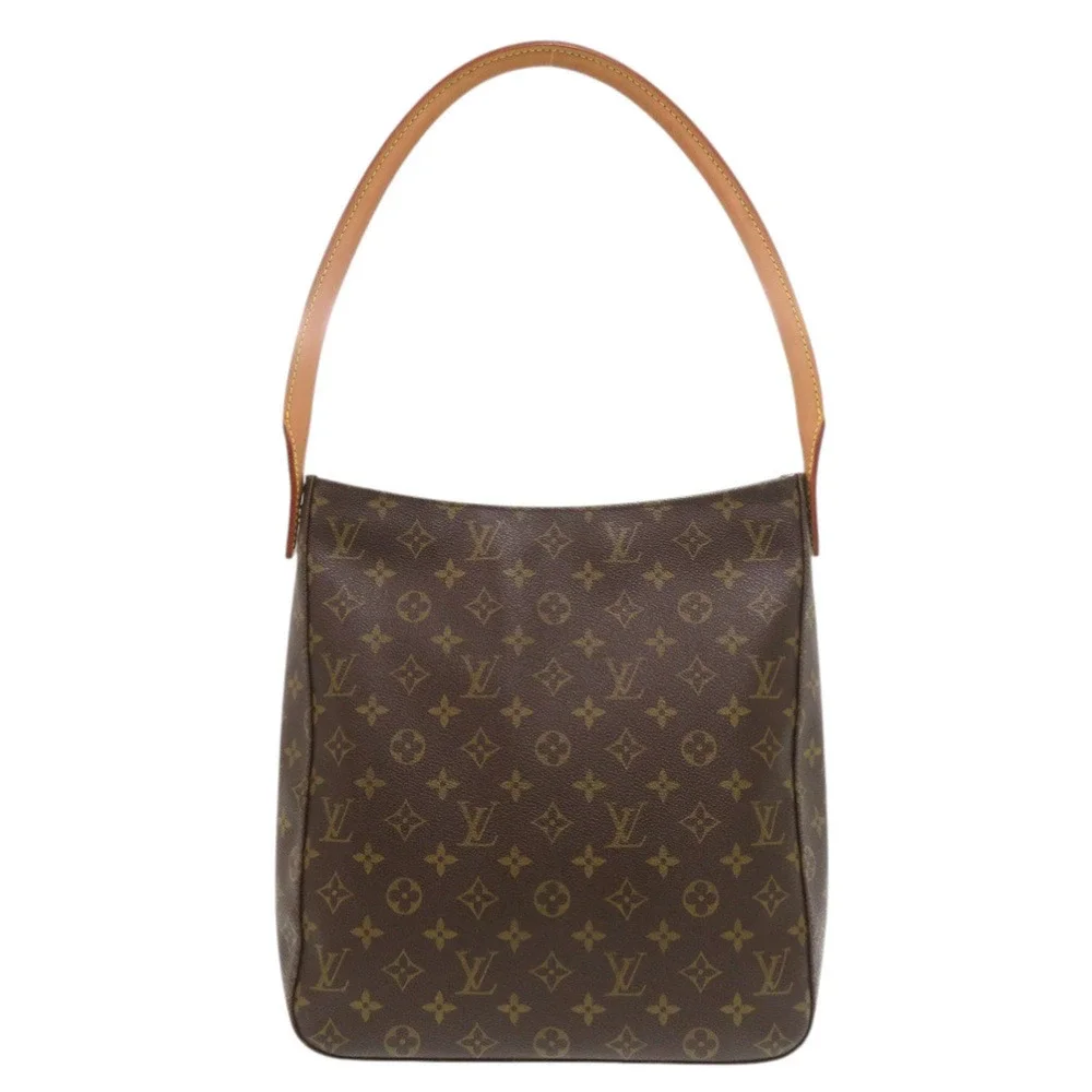 LOUIS VUITTON Brown Monogram Looping GM Shoulder Bag